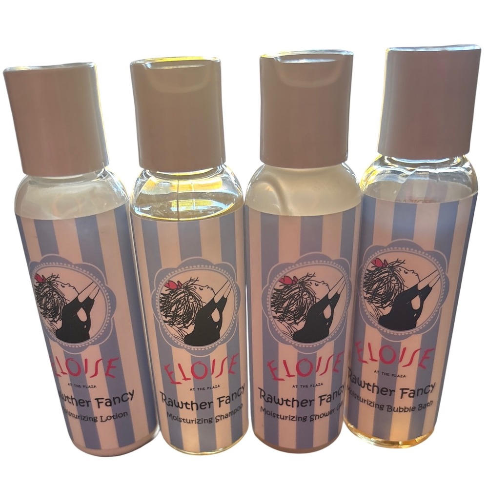 Eloise Plaza New York Rawther Fancy Travel Size Lotions and Shower Gels for Kids